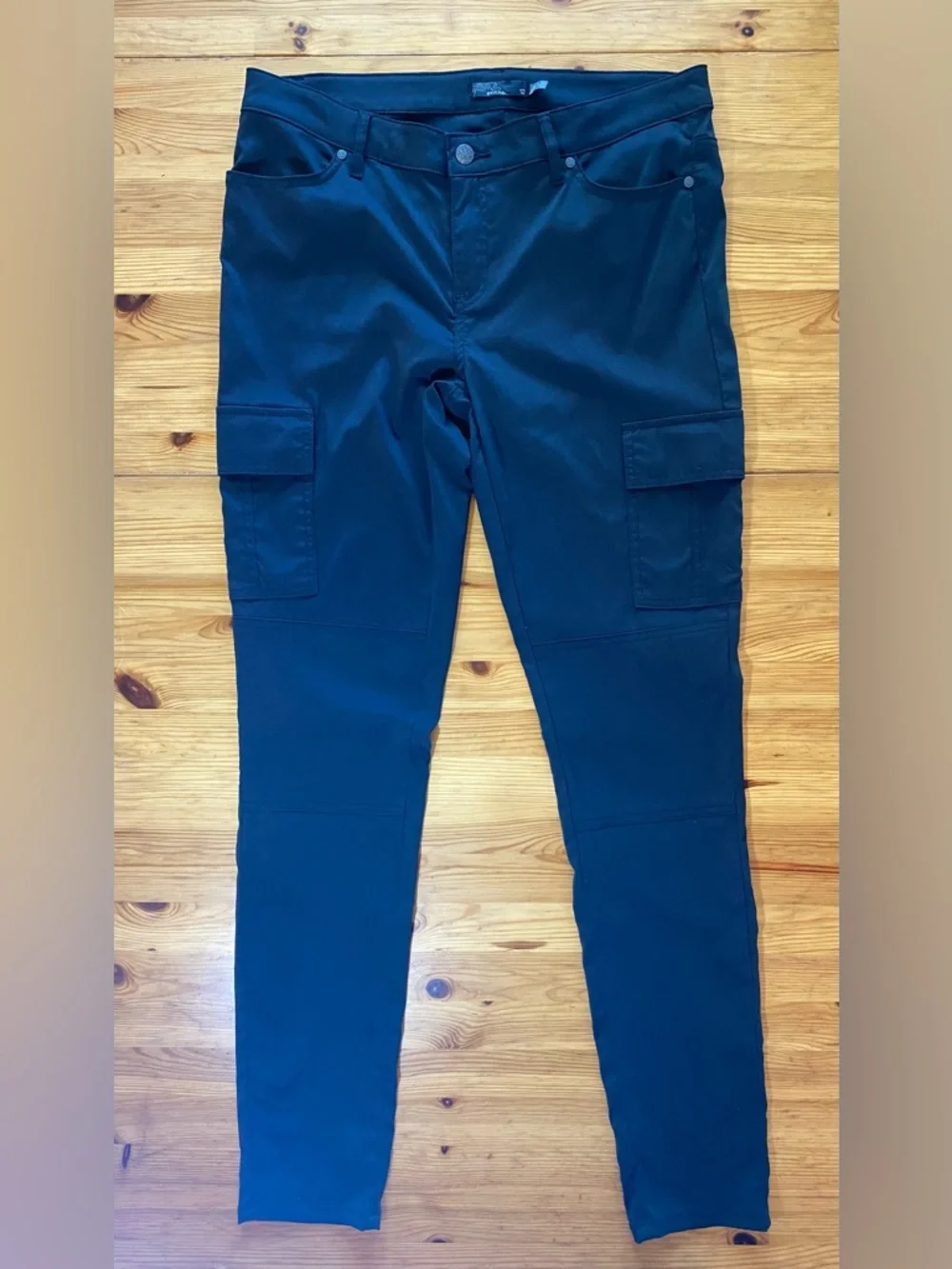 Prana Women's Meme Hiking Trail Pants in Black Size 12 - Picture 4 of 9